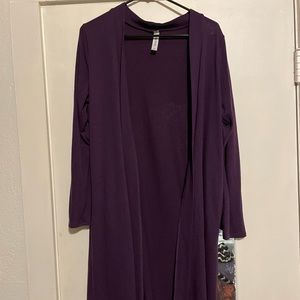 Long purple cover